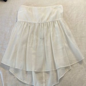 White babydoll blouse